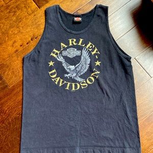 Mens Harley Davidson black tank top size large